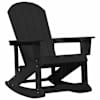 vidaXL Adirondack kiiktool Must HDPE