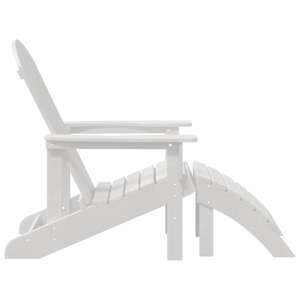 Adirondack židle Bílá 82 x 74 x 92 cm HDPE - obrázek 5