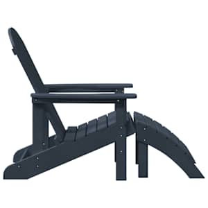 Adirondack židle Námořnická modrá 82 x 74 x 92 cm HDPE - obrázek 5