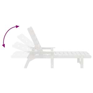 Slunečník Bílá 195,5 x 53 x 98,5 cm HDPE - obrázek 9
