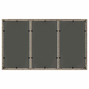 Zahradní jídelní souprava 7 pcs Šedá polyratan - obrázek 8