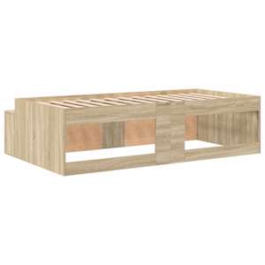 Rám postele se zásuvkou Sonoma dub 80 x 200 cm kompozitní dřevo - obrázek 7
