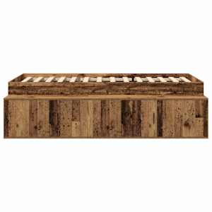 Rám postele Artisanový dub 70 x 190 cm kompozitní dřevo - obrázek 5