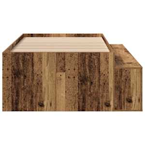 Rám postele Artisanový dub 70 x 190 cm kompozitní dřevo - obrázek 6