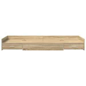Rám postele s čelo Sonoma dub 80 x 200 cm kompozitní dřevo - obrázek 5