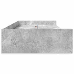 Rám postele s čelo Betonově šedá 70 x 190 cm kompozitní dřevo - obrázek 6