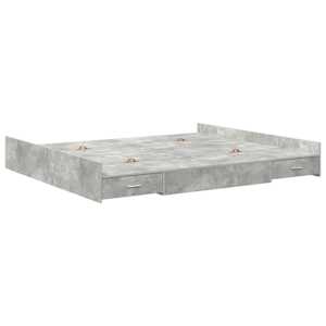 Rám postele s úložným prostorem Betonově šedá 180 x 200 cm - obrázek 7