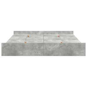Rám postele s úložným prostorem Betonově šedá 180 x 200 cm - obrázek 6