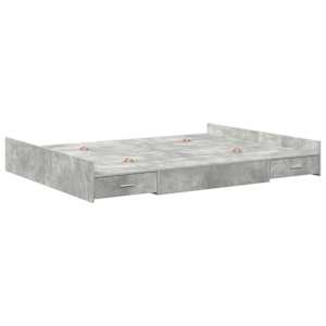 Rám postele s úložným prostorem Betonově šedá 150 x 200 cm - obrázek 7