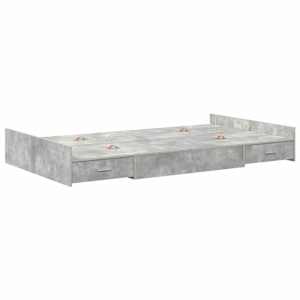 Rám postele s úložným prostorem Betonově šedá 120 x 200 cm - obrázek 7