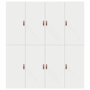 Rám postele s úložným prostorem s úložištěm Bílá 200 x 200 cm - obrázek 9