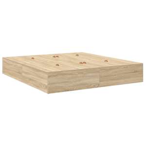 Rám postele s úložným prostorem Sonoma dub 200 x 200 cm - obrázek 5