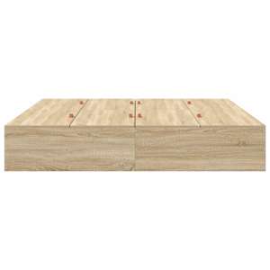 Rám postele s úložným prostorem Sonoma dub 200 x 200 cm - obrázek 6