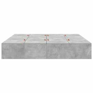 Rám postele s úložným prostorem Betonově šedá 200 x 200 cm - obrázek 6