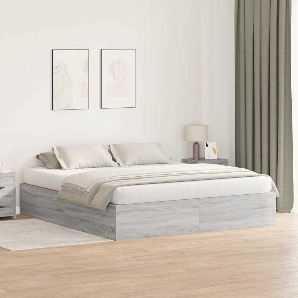 Hoiustatud Voodi Raam Hall Sonoma 200x200 cm