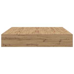 Rám postele s úložným prostorem Artisanový dub 200 x 200 cm - obrázek 6