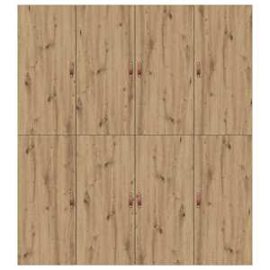 Rám postele s úložným prostorem Artisanový dub 200 x 200 cm - obrázek 9