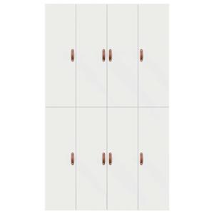 Rám postele s úložným prostorem s úložištěm Bílá 120 x 200 cm - obrázek 9