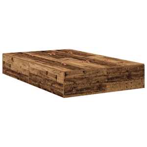 Rám postele s úložným prostorem Staré dřevo 120 x 200 cm - obrázek 5