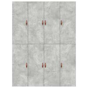 Rám postele s úložným prostorem Betonově šedá 160 x 200 cm - obrázek 9