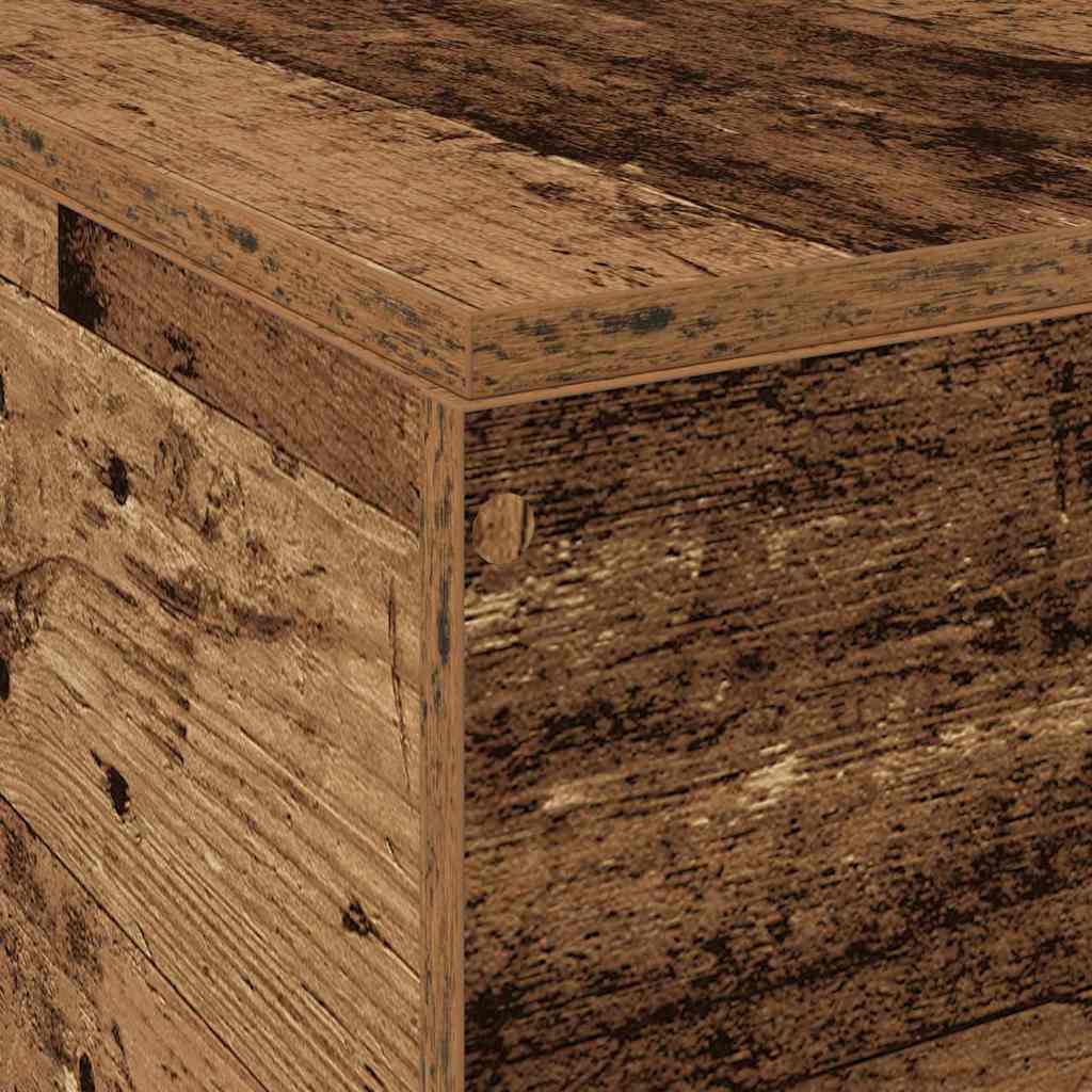 Ágykeret tárolóval Régi fa 160 x 200 cm Faanyag 