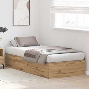 Rám postele s úložným prostorem Artisanový dub 90 x 190 cm - obrázek 4