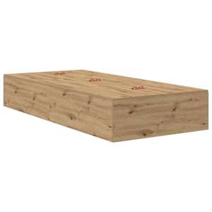 Rám postele s úložným prostorem Artisanový dub 90 x 190 cm - obrázek 8