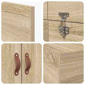 Rám postele s úložným prostorem Sonoma dub 70 x 190 cm - obrázek 10