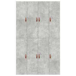 Rám postele s úložným prostorem Betonově šedá 120 x 190 cm - obrázek 9