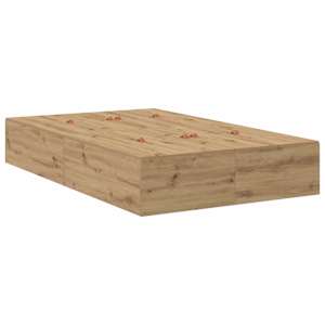 Rám postele s úložným prostorem Artisanový dub 120 x 190 cm - obrázek 8
