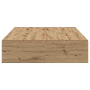 Rám postele s úložným prostorem Artisanový dub 120 x 190 cm - obrázek 6