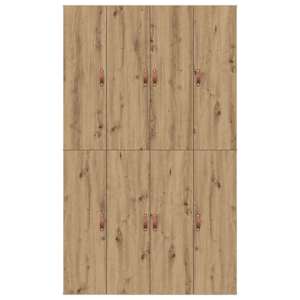 Rám postele s úložným prostorem Artisanový dub 120 x 190 cm - obrázek 9