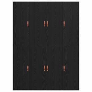 Rám postele s úložným prostorem Černý dub 135 x 190 cm - obrázek 9