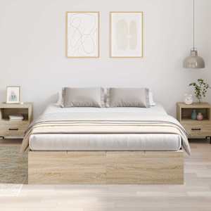 Rám postele s úložným prostorem Sonoma dub 135 x 190 cm - obrázek 4