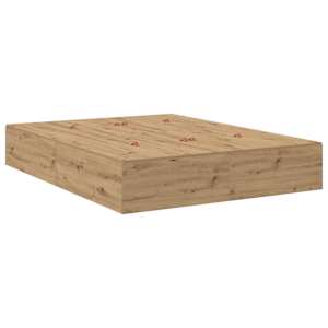 Rám postele s úložným prostorem Artisanový dub 135 x 190 cm - obrázek 8