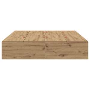 Rám postele s úložným prostorem Artisanový dub 135 x 190 cm - obrázek 6