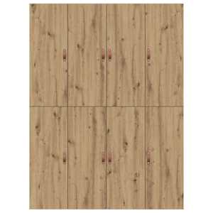 Rám postele s úložným prostorem Artisanový dub 135 x 190 cm - obrázek 9