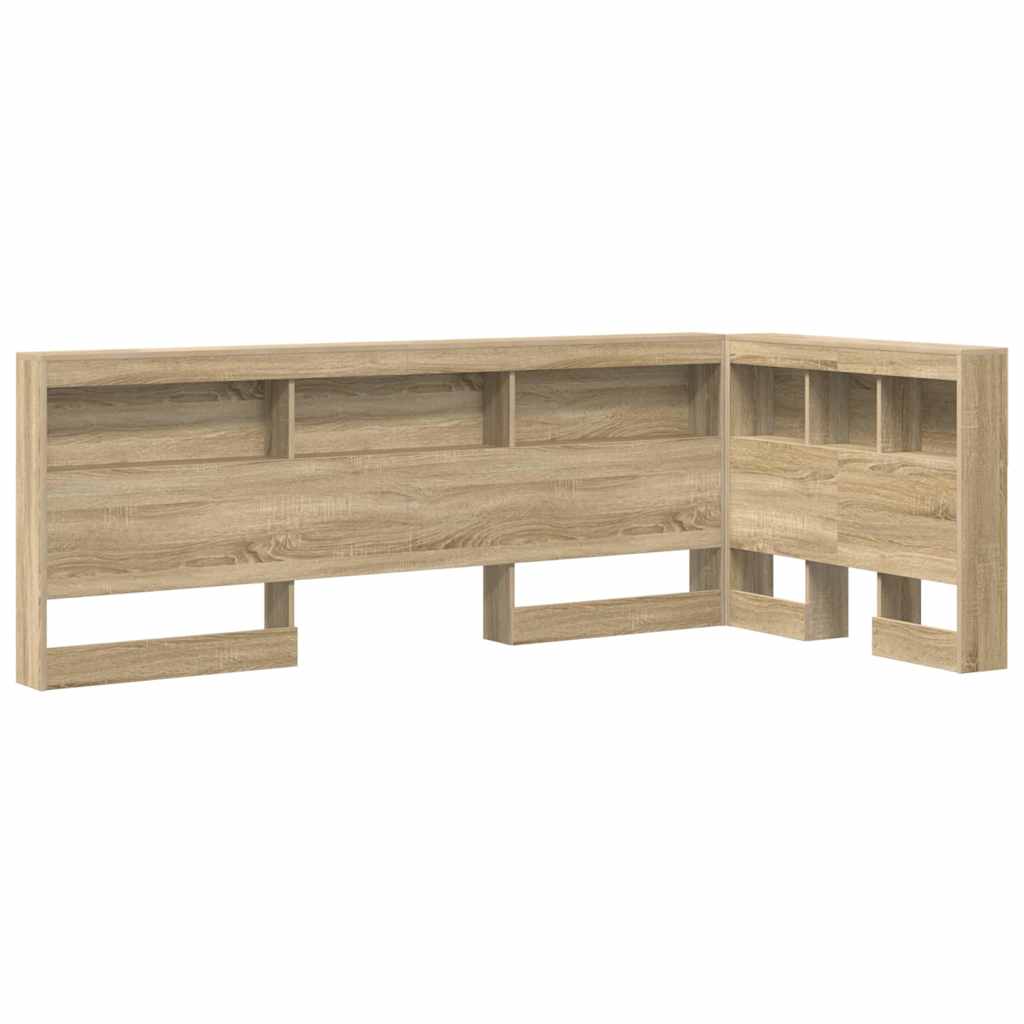Säilytyspääty hyllyllä päätyllä säilytystilassa Sonoma tammi 80 cm Tekninen puu