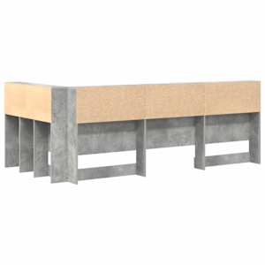 Úložné čelo postele Betonově šedá 100 cm kompozitní dřevo - obrázek 8