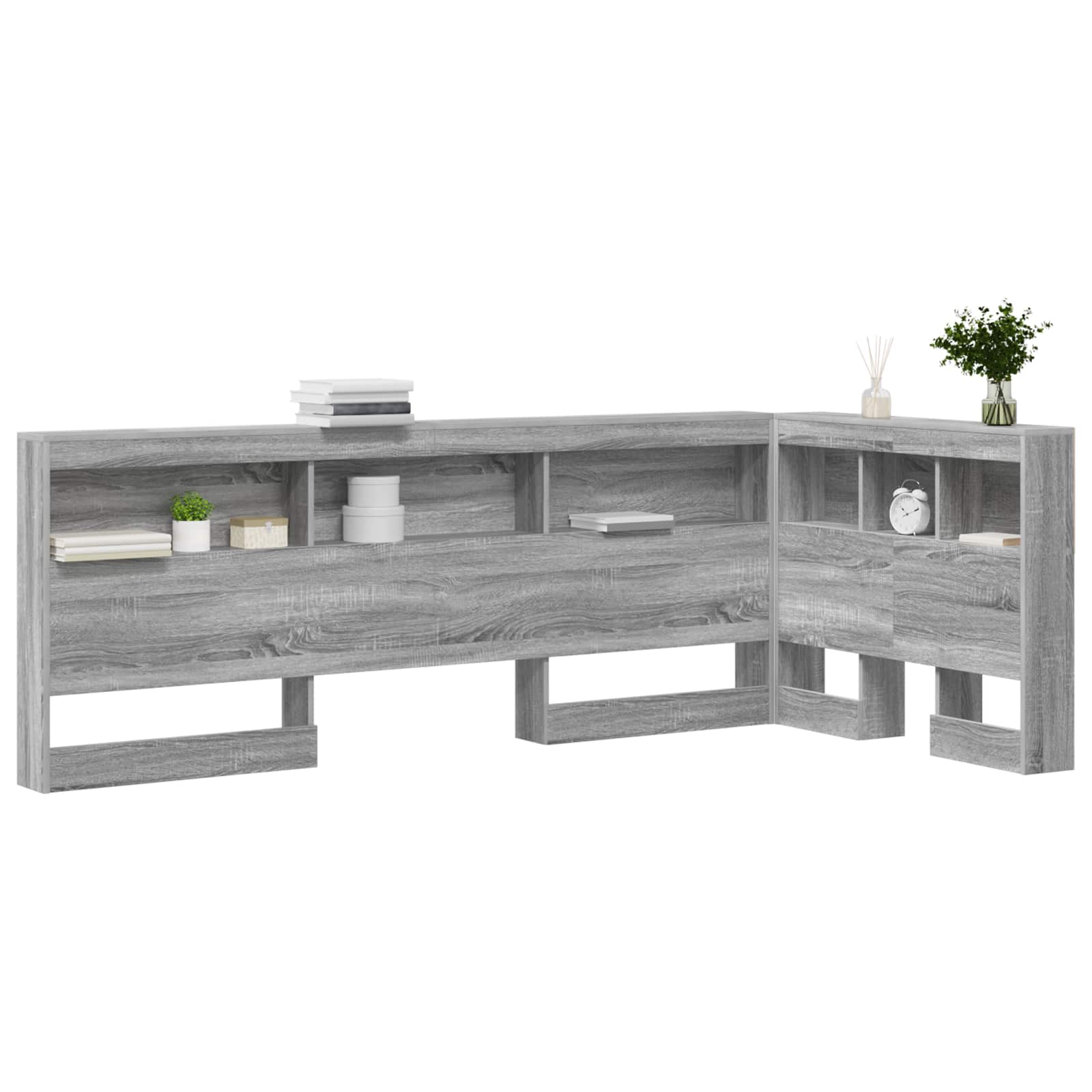 Säilytyspääty hyllyllä Harmaa Sonoma 100 cm Tekninen puu - Image 3