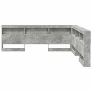 Úložné čelo postele Betonově šedá 200 cm kompozitní dřevo - obrázek 6