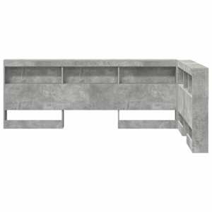 Úložné čelo postele Betonově šedá 120 cm kompozitní dřevo - obrázek 6