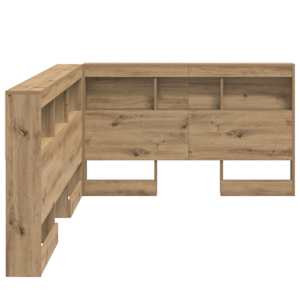 Úložné čelo postele Artisanový dub 120 cm kompozitní dřevo - obrázek 7