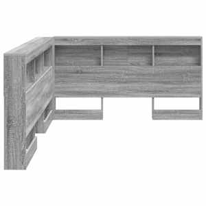 Úložné čelo postele s čelo Šedá Sonoma 150 cm kompozitní dřevo - obrázek 7