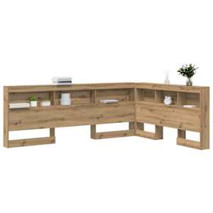 Úložné čelo postele Artisanový dub 150 cm kompozitní dřevo - obrázek 3