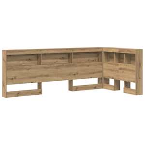 Úložné čelo postele Artisanový dub 75 cm kompozitní dřevo - obrázek 2