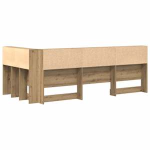 Úložné čelo postele Artisanový dub 75 cm kompozitní dřevo - obrázek 8