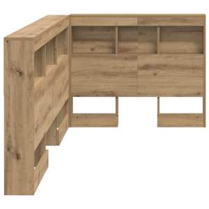 Úložné čelo postele Artisanový dub 75 cm kompozitní dřevo - obrázek 7