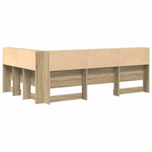 Úložné čelo postele s policí Sonoma dub 207,5 x 137,5 x 76,5 cm - obrázek 8