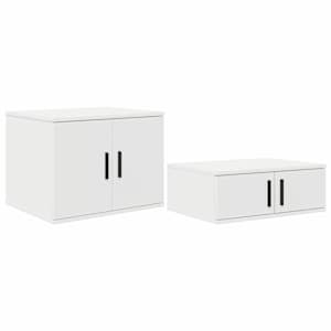 Rám postele s úložným prostorem Bílá 244 x 127 x 53.5 cm - obrázek 5